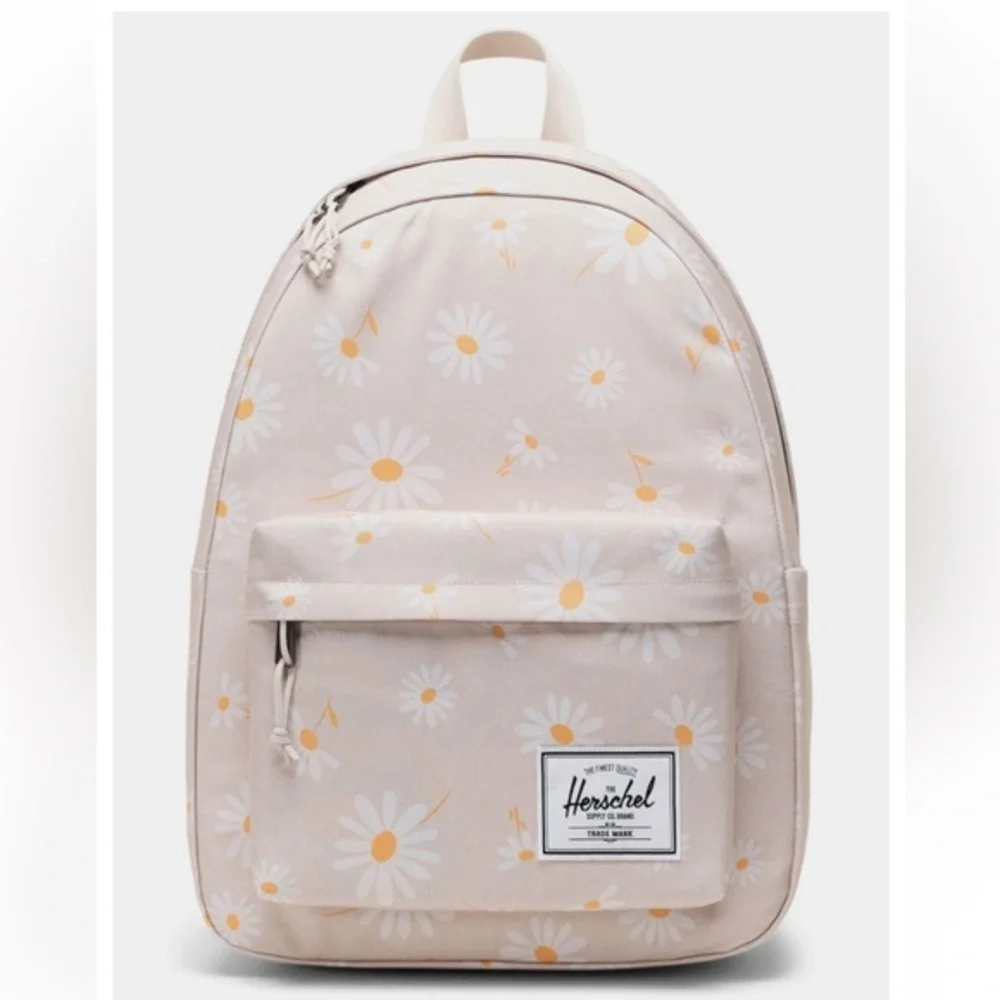 Herschel Classic Backpack Wild Daisy Moonbeam Kids Girls Floral Cream
